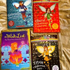 Rainbow Magic special editions and The Wish List book 1